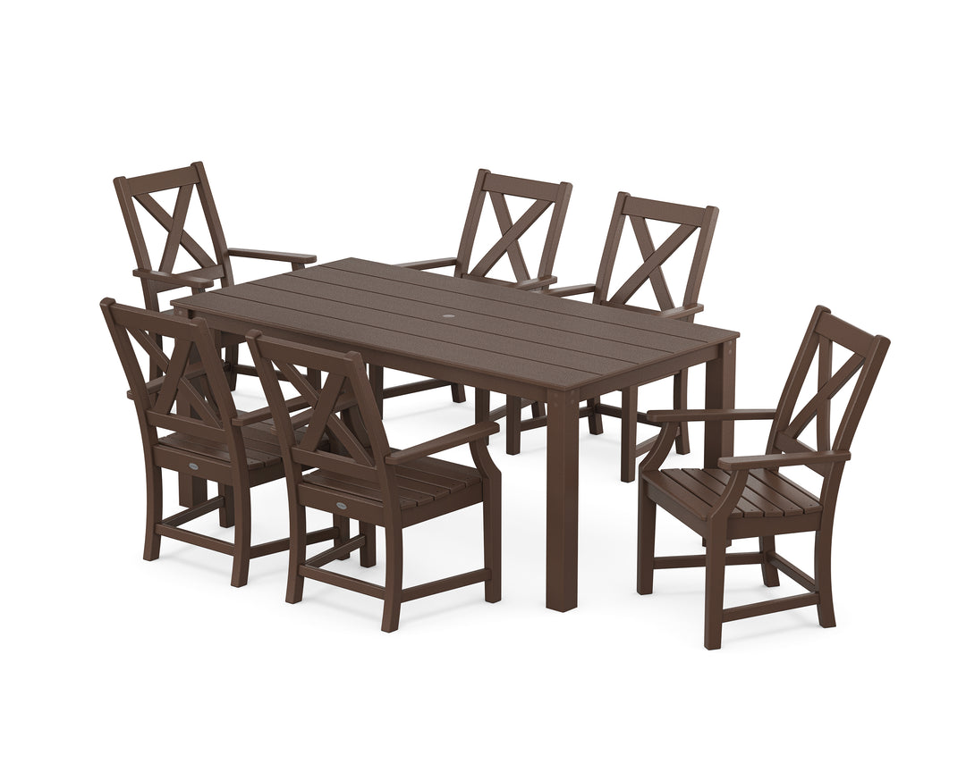 POLYWOOD® Braxton Arm Chair 7-Piece Parsons Dining Set