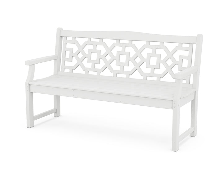 Martha Stewart by POLYWOOD® Chinoiserie 60” Garden Bench