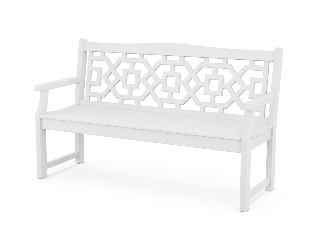 Martha Stewart by POLYWOOD® Chinoiserie 60” Garden Bench