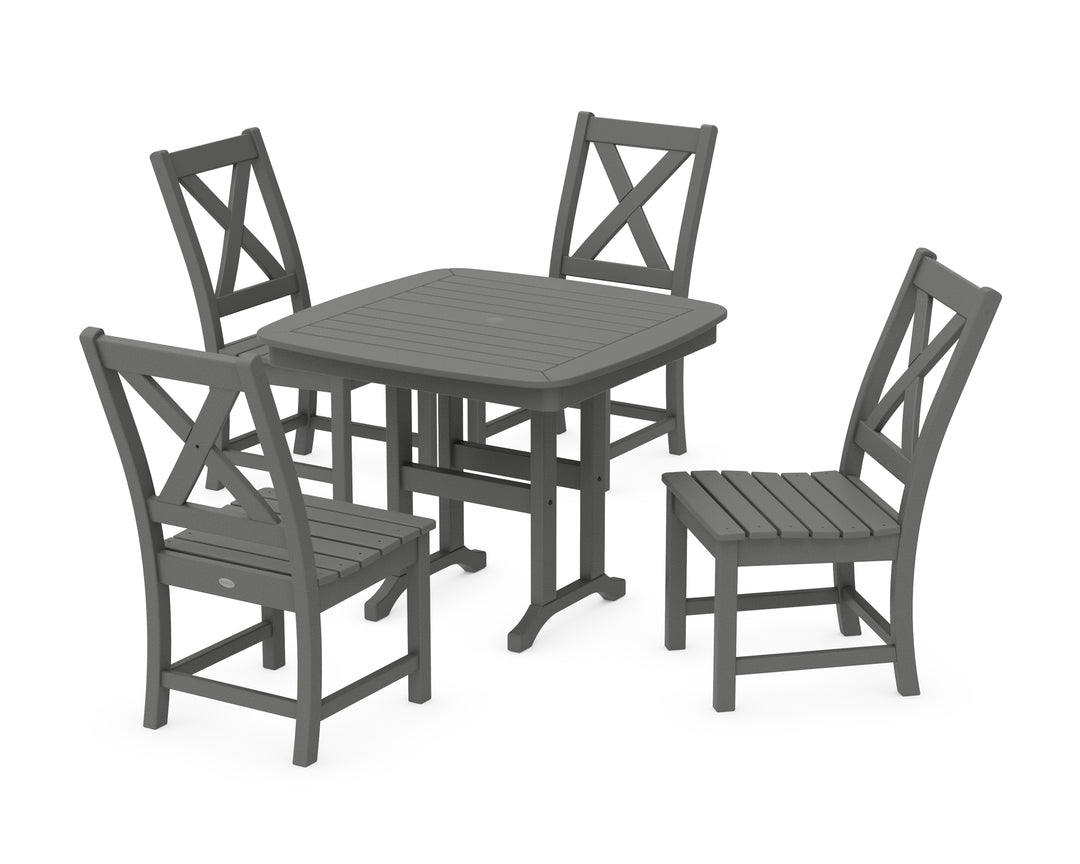 POLYWOOD® Braxton Side Chair 5-Piece Dining Set