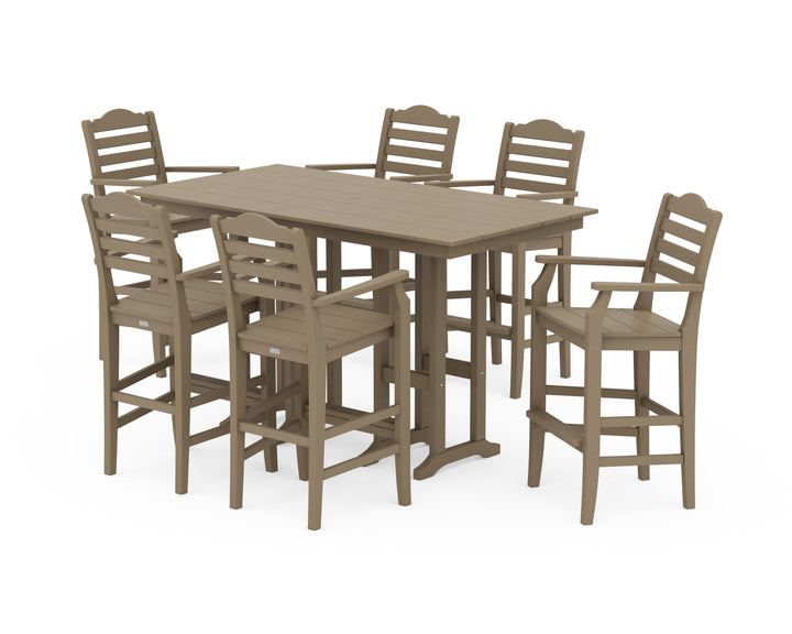 Draper James™ by  POLYWOOD® Savannah Arm Chair 7-Piece Farmhouse Bar Set