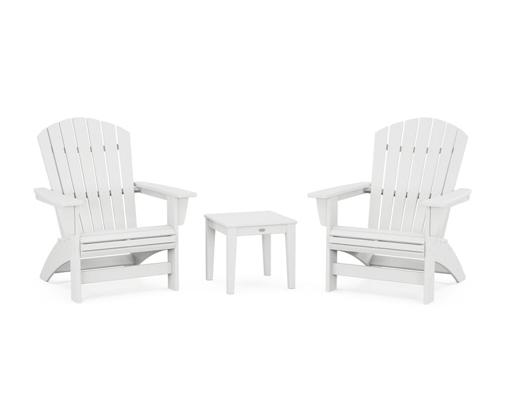 POLYWOOD® 3-Piece Nautical Grand Adirondack Set