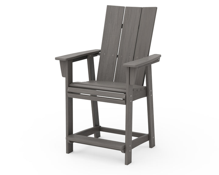 POLYWOOD® Modern Curveback Adirondack Counter Chair