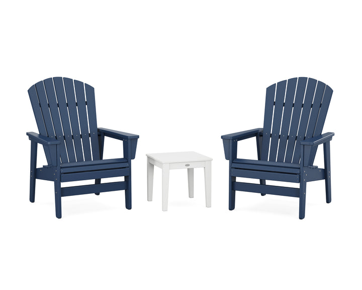 POLYWOOD® 3-Piece Nautical Grand Upright Adirondack Set