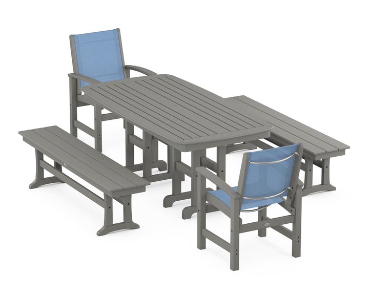 POLYWOOD® Coastal 5-Piece Dining Set