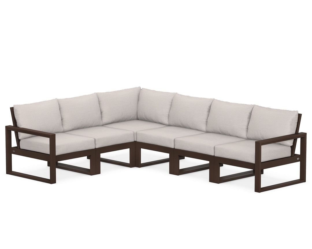 POLYWOOD® EDGE 6-Piece Modular Deep Seating Set