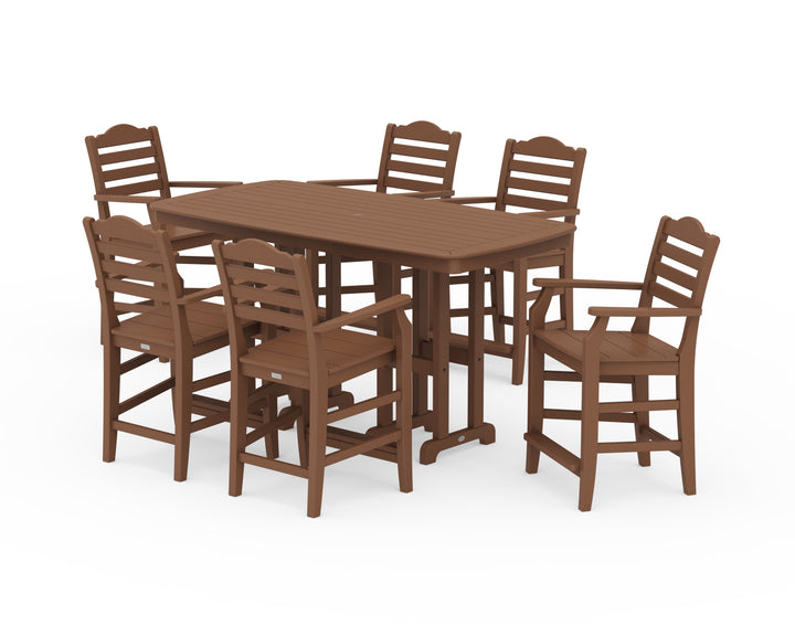 Draper James™ by  POLYWOOD® Savannah Arm Chair 7-Piece Counter Set