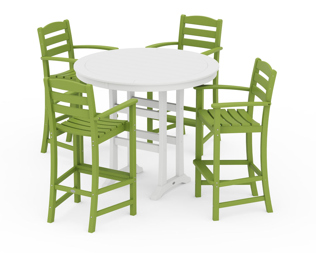 POLYWOOD® La Casa Café 5-Piece Bar Dining Set