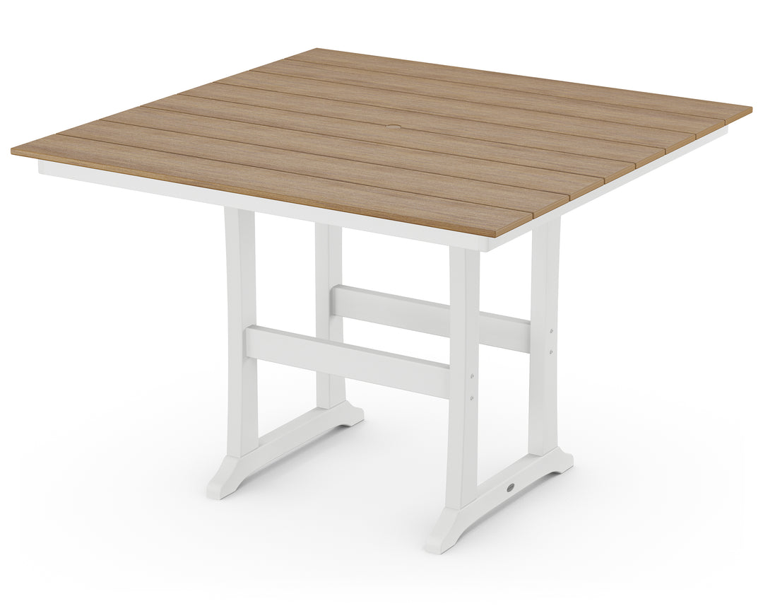 POLYWOOD® Farmhouse Trestle 59" Bar Table