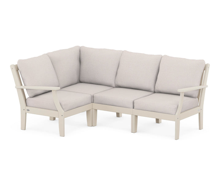 POLYWOOD® Braxton Modular 4-Piece Deep Seating Set