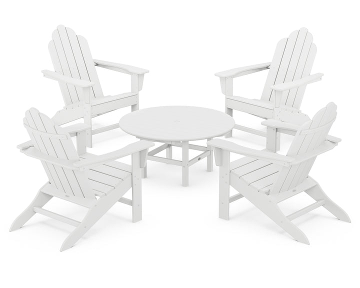 POLYWOOD® Long Island Adirondack 5-Piece Conversation Group