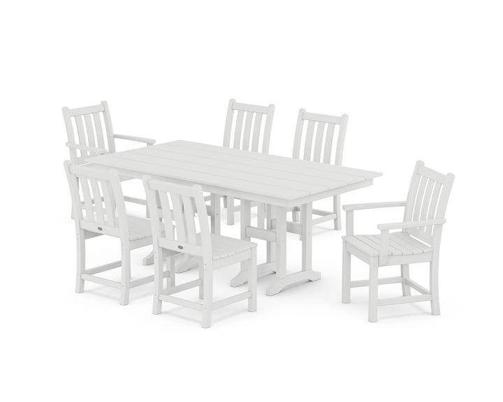 POLYWOOD® Traditional Garden 7-Piece Farmhouse Dining Set