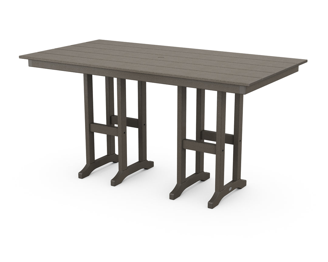 POLYWOOD® Farmhouse 37" x 72" Counter Table