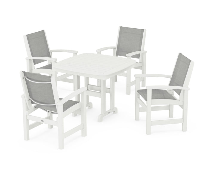 POLYWOOD® Coastal 5-Piece Dining Set