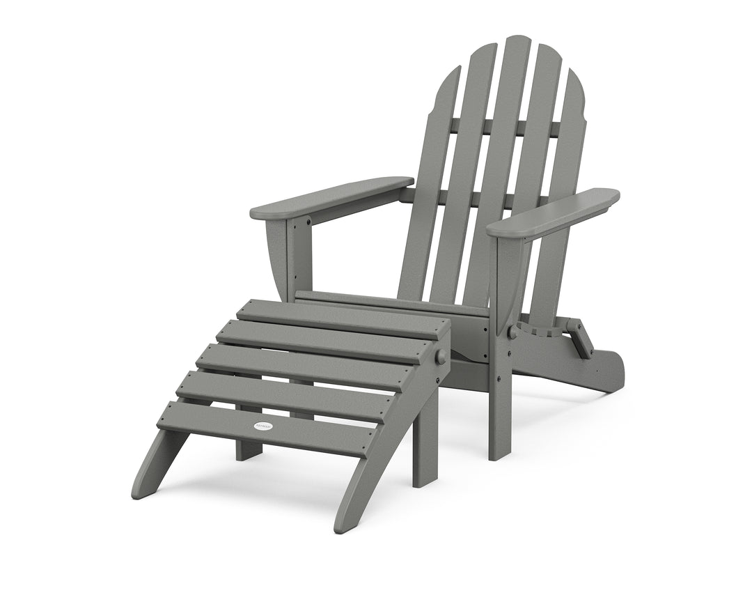 POLYWOOD® Classic Adirondack 2-Piece Set
