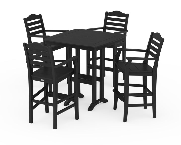 Draper James™ by  POLYWOOD® Savannah 5-Piece Bar Set with Trestle Legs