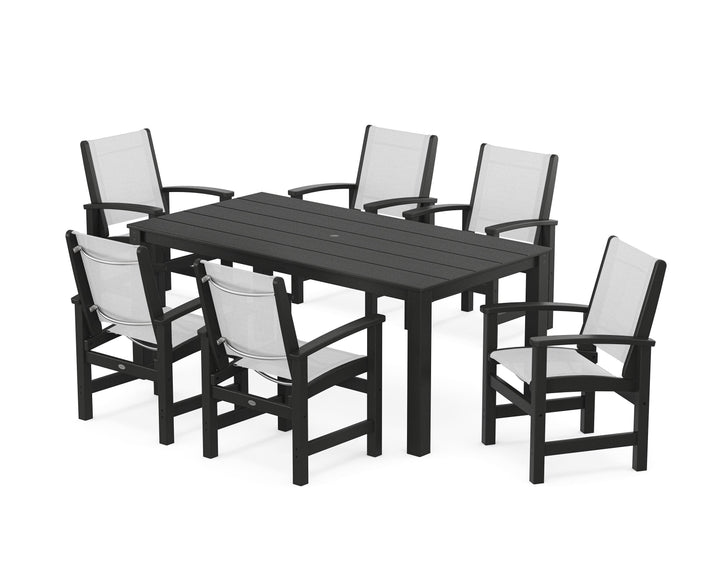 POLYWOOD® Coastal 7-Piece Parsons Dining Set