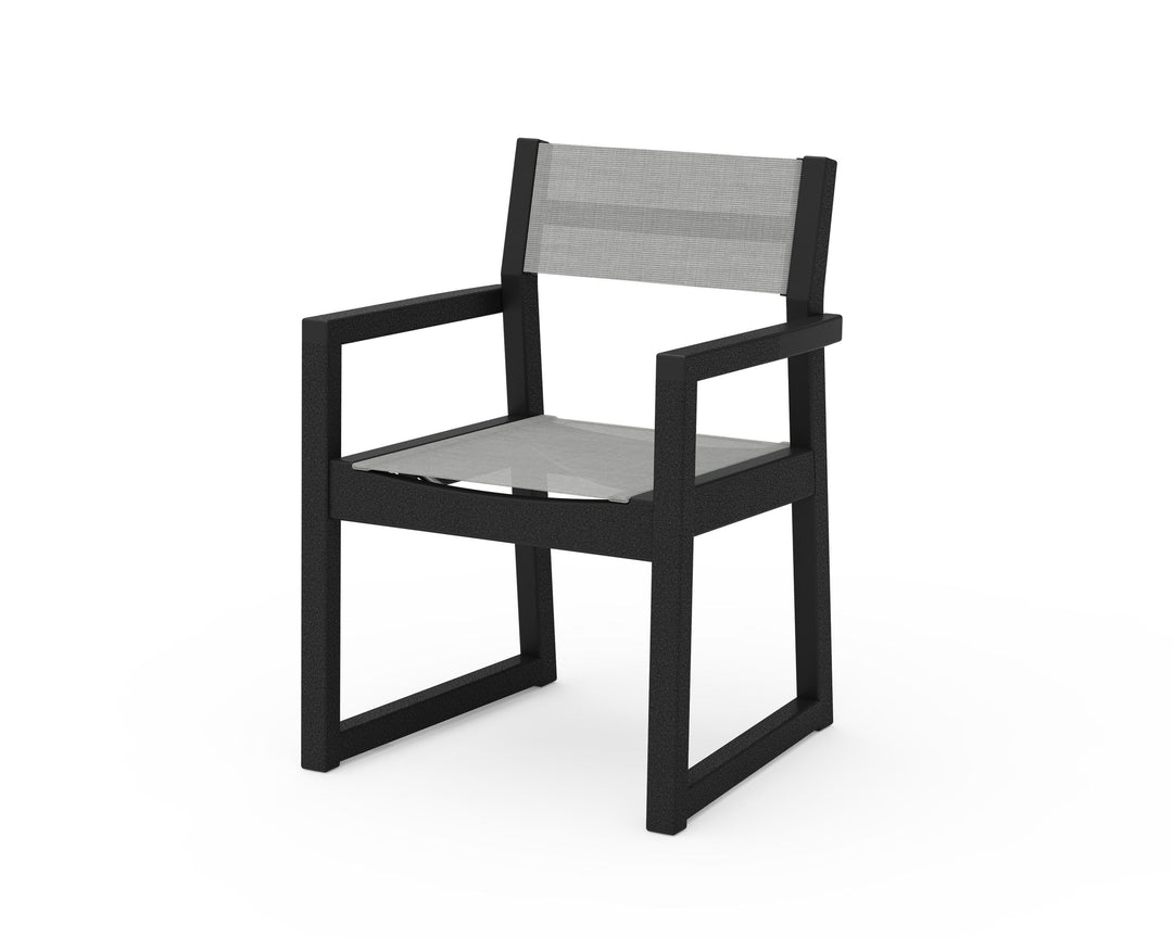 POLYWOOD® EDGE Sling Dining Arm Chair