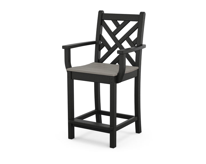 POLYWOOD® Chippendale Counter Arm Chair