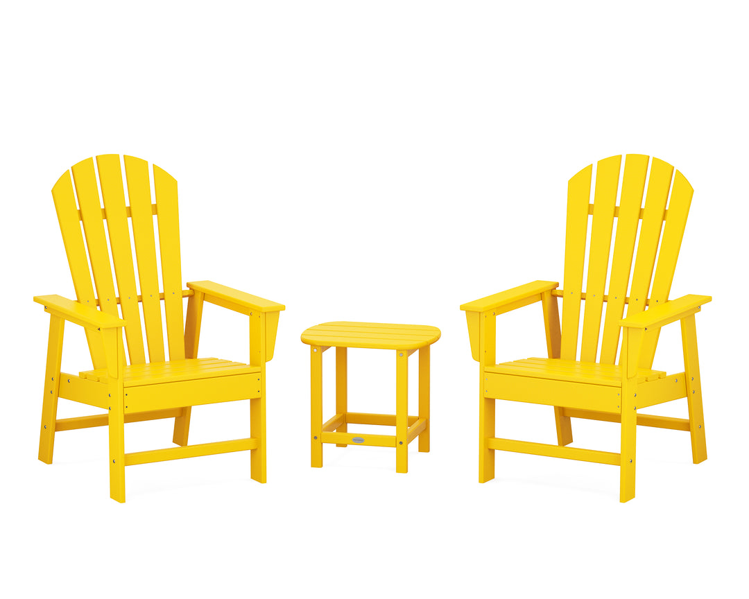 POLYWOOD® South Beach Casual Chair 3-Piece Set with 18" South Beach Side Table