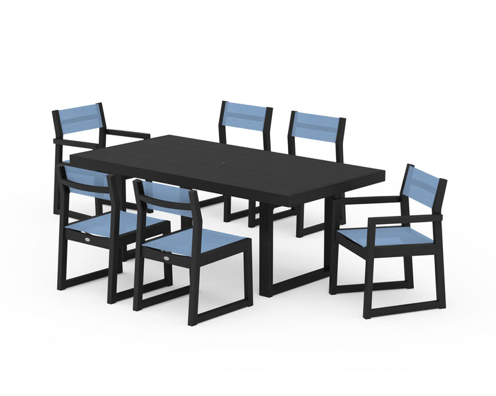 POLYWOOD® EDGE Sling 7-Piece Dining Set