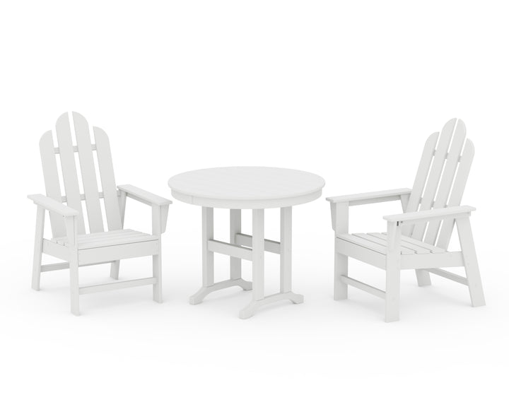 POLYWOOD® Long Island 3-Piece Round Dining Set