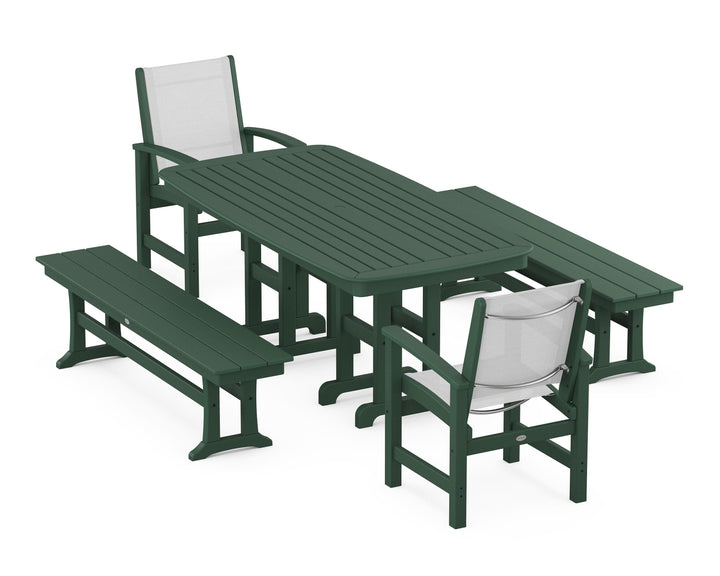 POLYWOOD® Coastal 5-Piece Dining Set