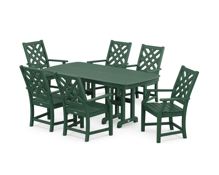 Country Living Wovendale Arm Chair 7-Piece Dining Set