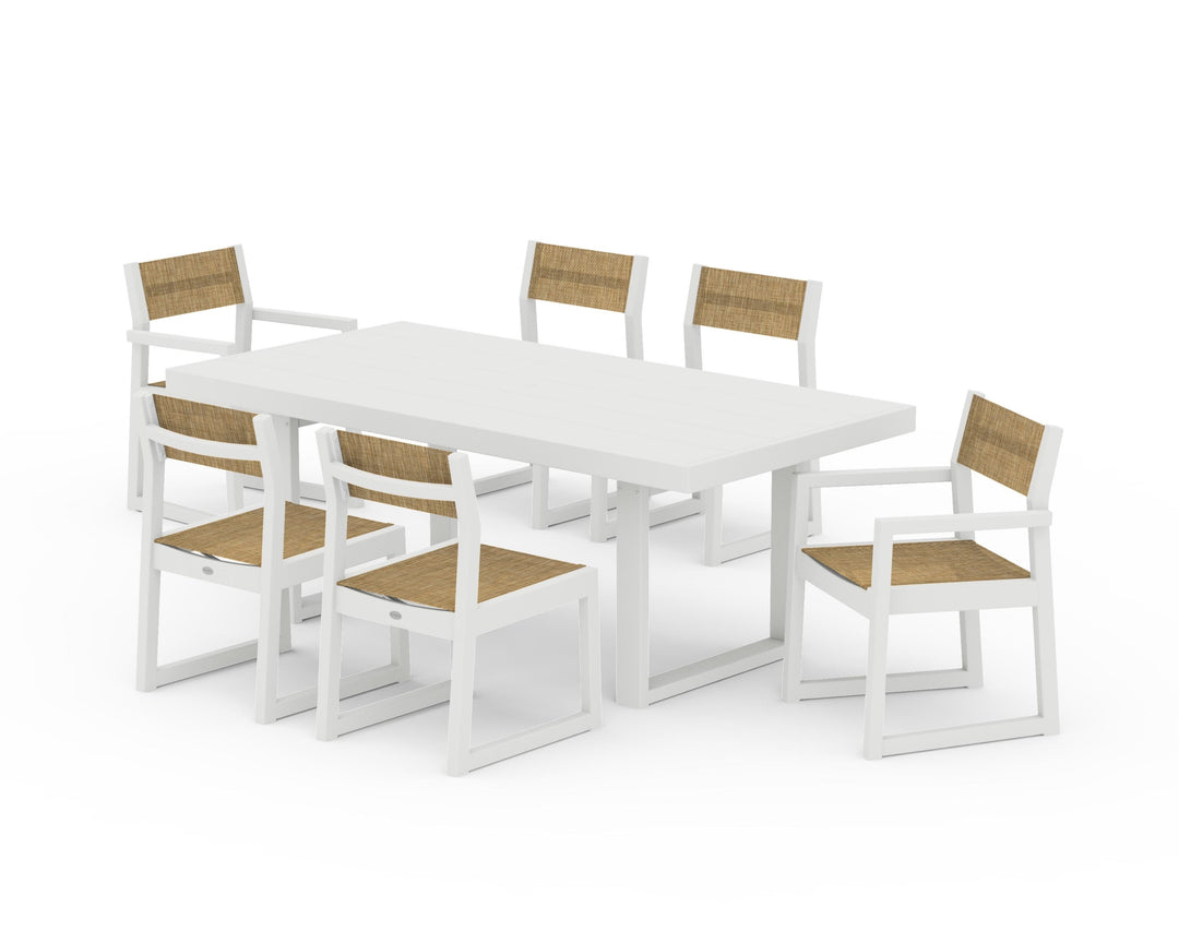 POLYWOOD® EDGE Sling 7-Piece Dining Set