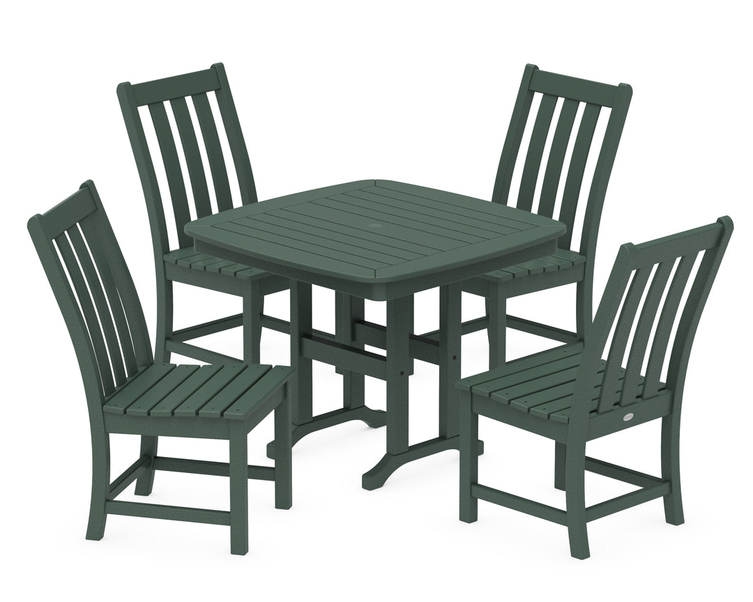 POLYWOOD® Vineyard 5-Piece Side Chair Dining Set