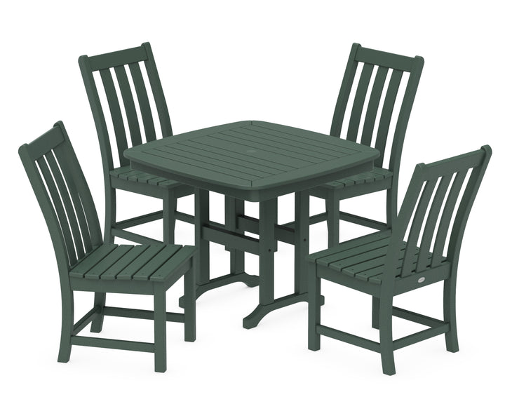 POLYWOOD® Vineyard 5-Piece Side Chair Dining Set