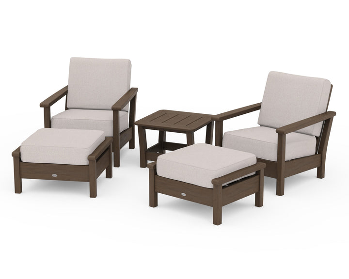 POLYWOOD® Harbour 5-Piece Deep Seating Chair Set