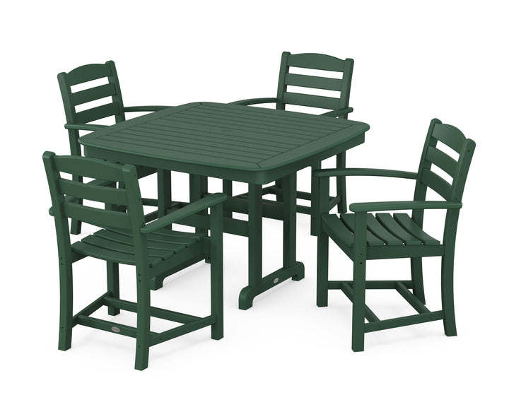 POLYWOOD® La Casa Café 5-Piece Dining Set with Trestle Legs