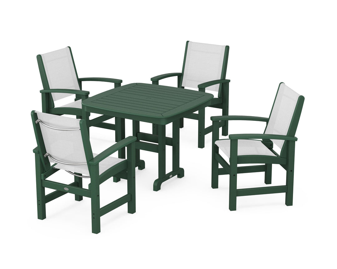 POLYWOOD® Coastal 5-Piece Dining Set