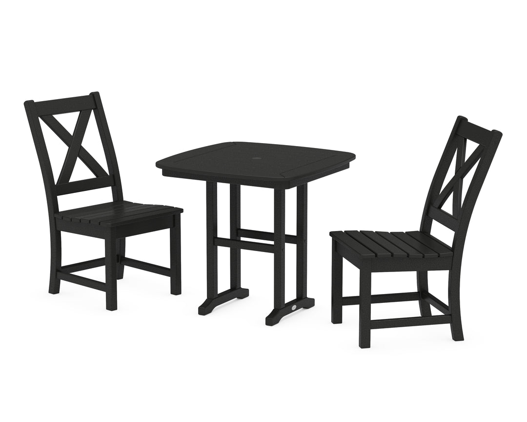 POLYWOOD® Braxton Side Chair 3-Piece Dining Set