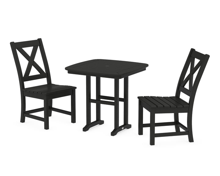 POLYWOOD® Braxton Side Chair 3-Piece Dining Set