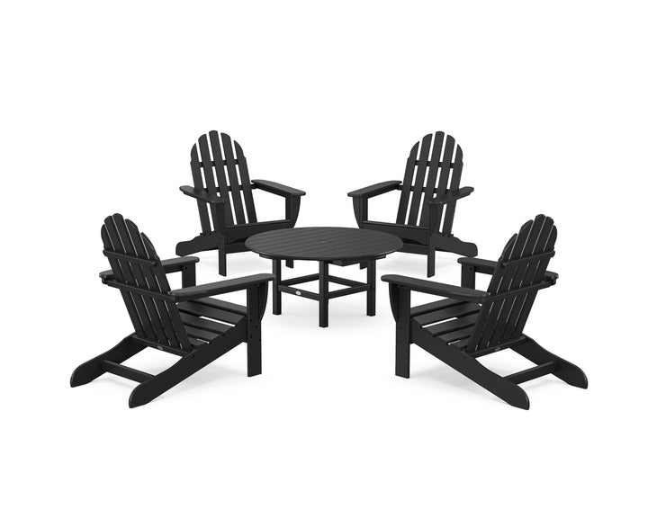 POLYWOOD® Classic Adirondack 5-Piece Conversation Set