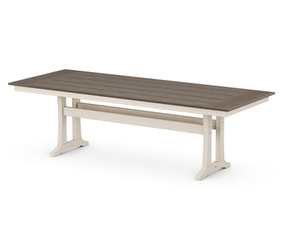 Farmhouse Trestle 38" x 96" Dining Table