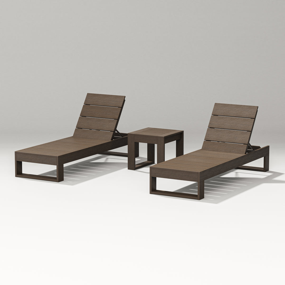 PW Designer Series Latitude 3-Piece Lounge Chaise Set