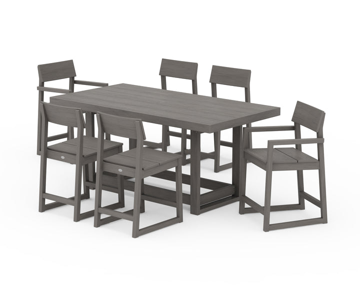 POLYWOOD® EDGE 7-Piece Counter Table Set