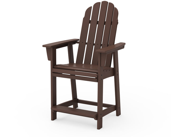POLYWOOD® Vineyard Curveback Adirondack Counter Chair