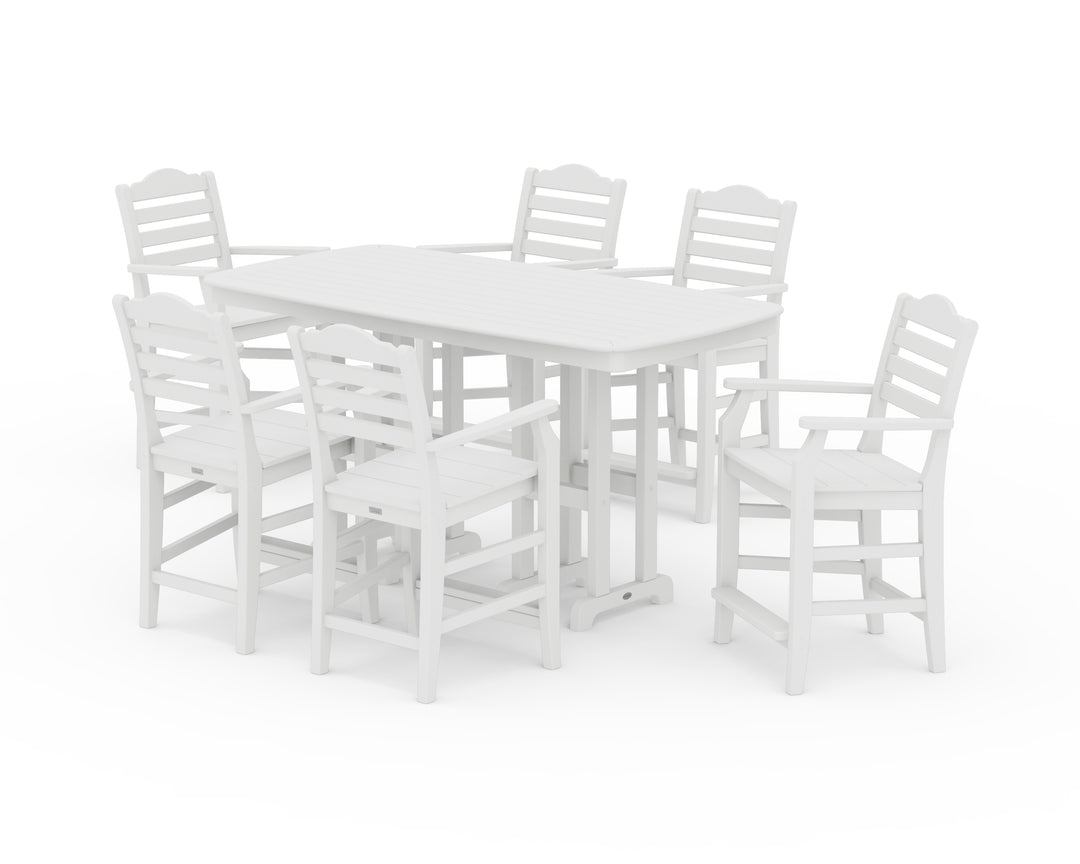 Draper James™ by  POLYWOOD® Savannah Arm Chair 7-Piece Counter Set