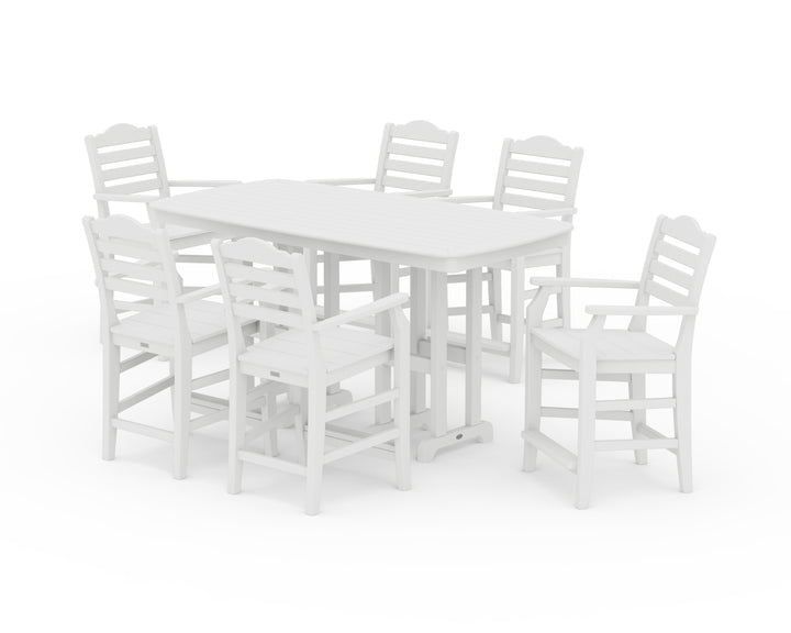Draper James™ by  POLYWOOD® Savannah Arm Chair 7-Piece Counter Set