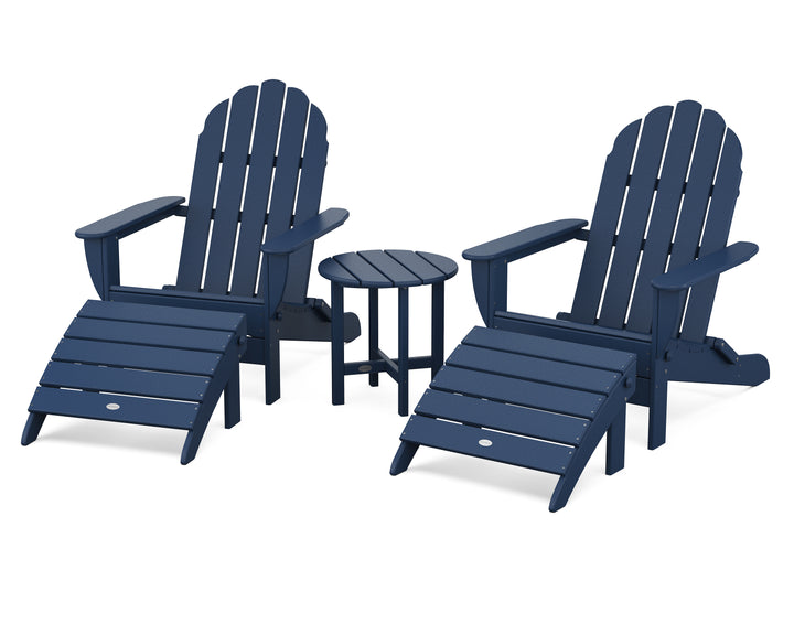 POLYWOOD® Classic Oversized Adirondack 5-Piece Casual Set