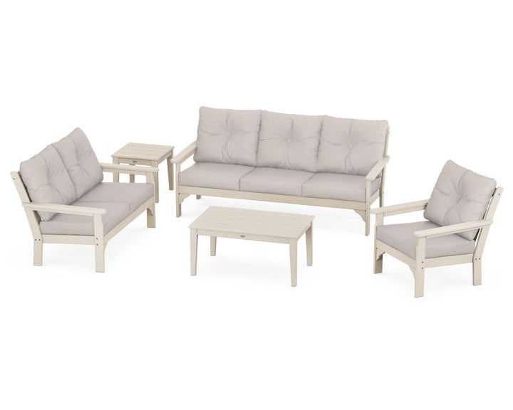 POLYWOOD® Vineyard 5-Piece Deep Seating Set