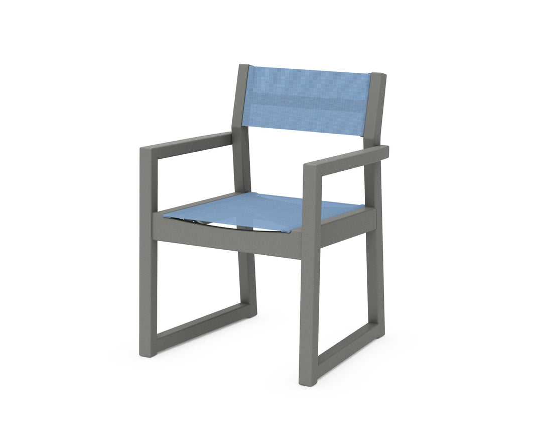 POLYWOOD® EDGE Sling Dining Arm Chair