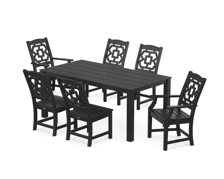 Martha Stewart by POLYWOOD® Chinoiserie 7-Piece Parsons Dining Set