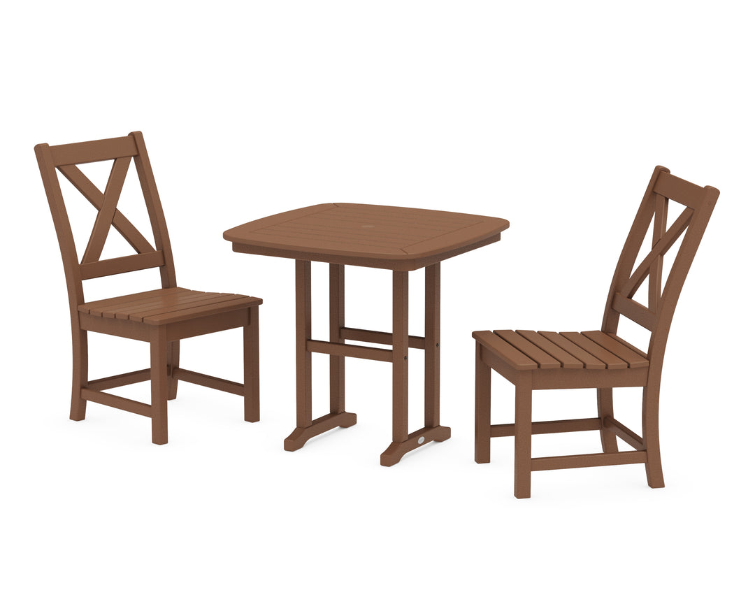 POLYWOOD® Braxton Side Chair 3-Piece Dining Set