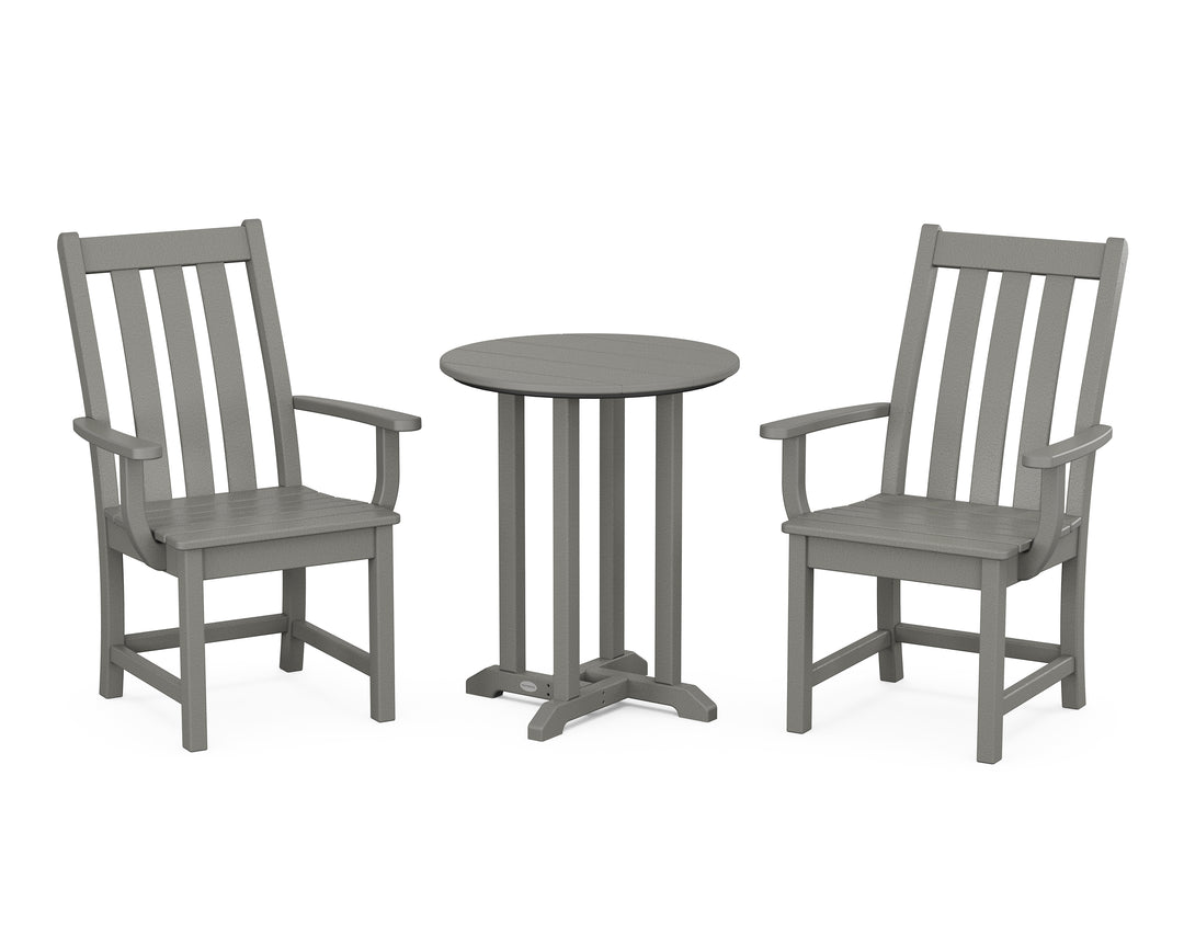 POLYWOOD® Vineyard 3-Piece Round Bistro Dining Set