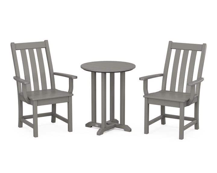 POLYWOOD® Vineyard 3-Piece Round Bistro Dining Set
